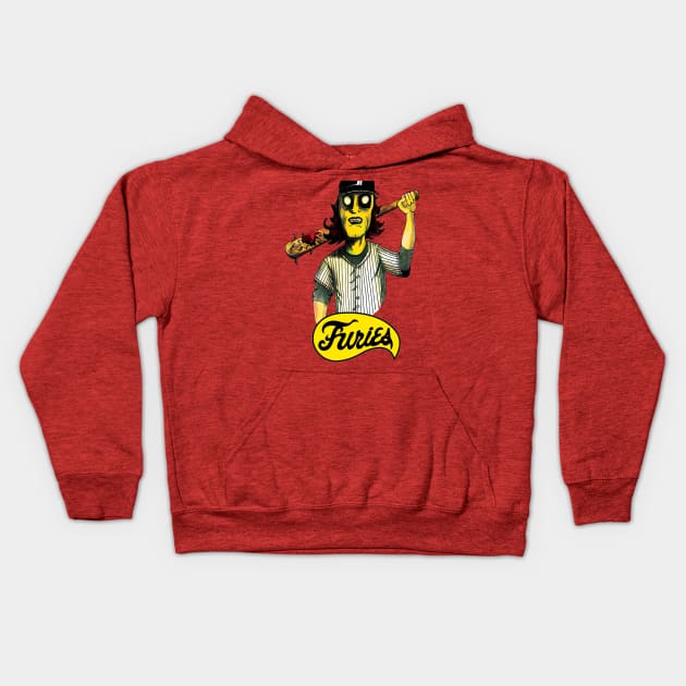 Furies baseball-T Kids Hoodie by kenrsalinas